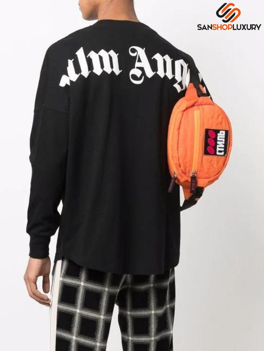 T-Shirt Palm Angels PMAB001C99JER0011001 - SanShopLuxury - Abbigliamento, Autunno/Inverno, Carry Over, Continuativo, Idoneo, L, M, Nero, New, Palm Angels, Primavera/Estate, T-Shirt, Ultimo, Uomo, XL