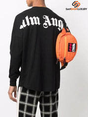 T-Shirt Palm Angels PMAB001C99JER0011001 - SanShopLuxury - Abbigliamento, Autunno/Inverno, Carry Over, Continuativo, Idoneo, L, M, Nero, New, Palm Angels, Primavera/Estate, T-Shirt, Ultimo, Uomo, XL