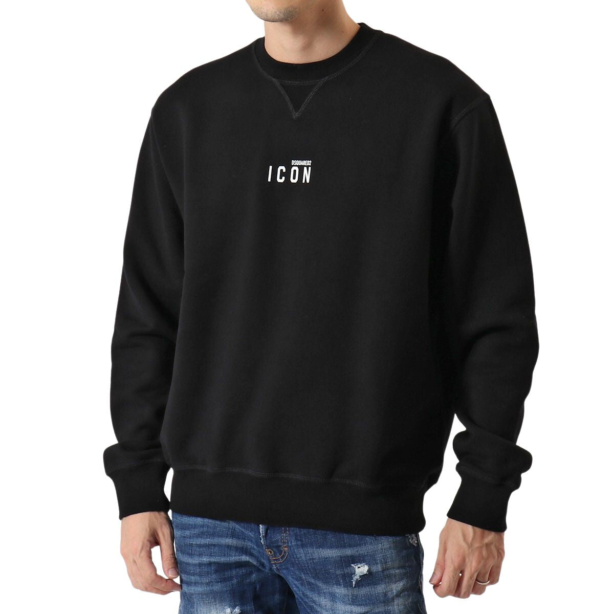 Dsquared2 Felpa S79GU0009 - SanShopLuxury - 2023, Abbigliamento, Autunno/Inverno, Dsquared2, Felpa, FW23, Girocollo, Idoneo, L, M, Nero, Nero-Bianco, Outlet, Uomo, XL