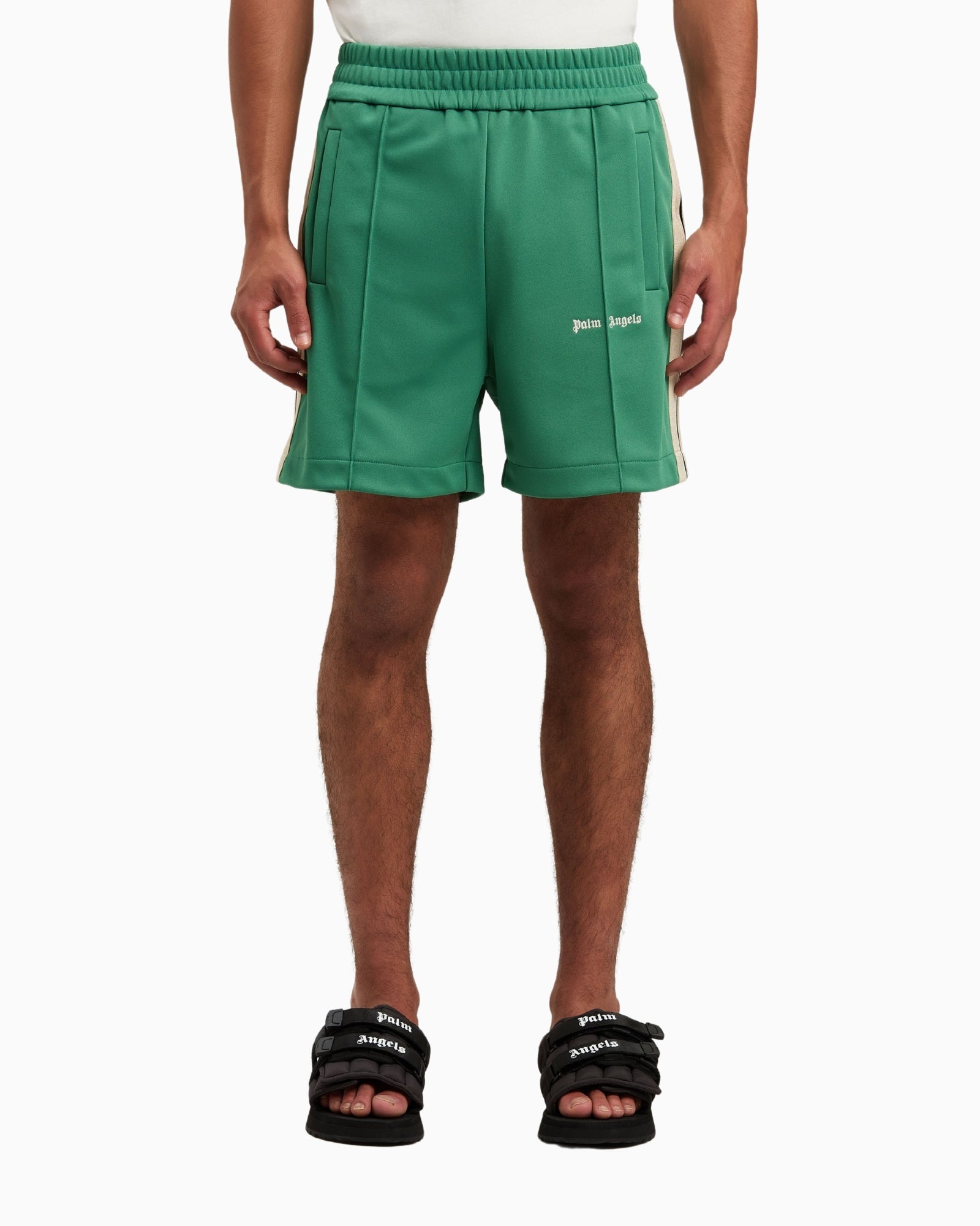 Palm Angels Short PMCL004S25FAB0015703 - SanShopLuxury - 2025, Abbigliamento, M, New, Palm Angels, Primavera/Estate, S, Short, SS25, Stellato, Ultimo, Uomo, Verde, XS