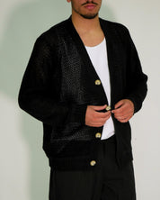 Gavensemble Maglieria JACK1000-N - SanShopLuxury - 2024, Abbigliamento, Cardigan, Gavensemble, Idoneo, M, Maglieria, Nero, Outlet, Primavera/Estate, S, SS24, Uomo