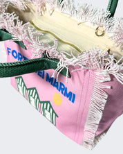 Mc2 Saint Barth Borsa a Mano COL0001-00748F - SanShopLuxury - Beachwear, Borsa a Mano, Borsa da spiaggia, Carry Over, Donna, Mc2 Saint Barth, New, Primavera/Estate, Rosa, Stellato, Unica, Valigeria