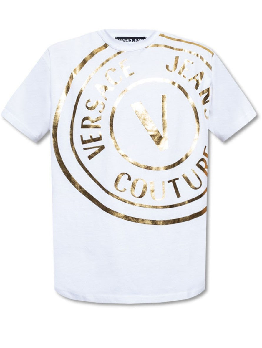 Versace Jeans Couture T-Shirt 72GAHT16 - SanShopLuxury - 2022, Abbigliamento, Bianco, Nero, Outlet, Primavera/Estate, SS22, T-Shirt, Uomo, Versace Jeans Couture, XL, XXL