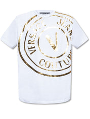 Versace Jeans Couture T-Shirt 72GAHT16 - SanShopLuxury - 2022, Abbigliamento, Bianco, Nero, Outlet, Primavera/Estate, SS22, T-Shirt, Uomo, Versace Jeans Couture, XL, XXL