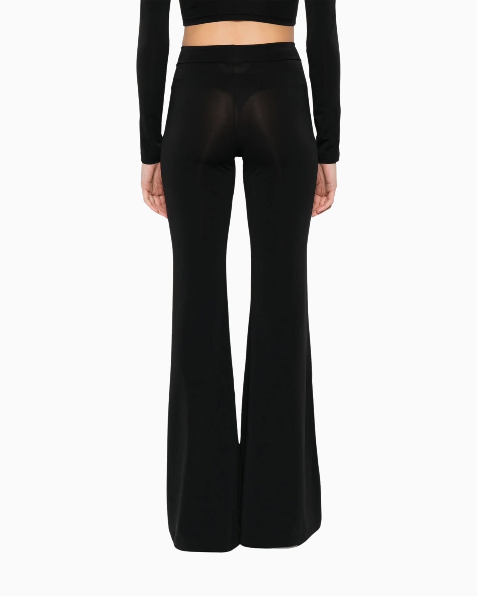 Palm Angels Pantalone PWCA145S25FAB001 1003 - SanShopLuxury - 2025, Abbigliamento, Donna, Idoneo, L, M, Nero, New, Palm Angels, Pantalone, Primavera/Estate, S, SS25, XS