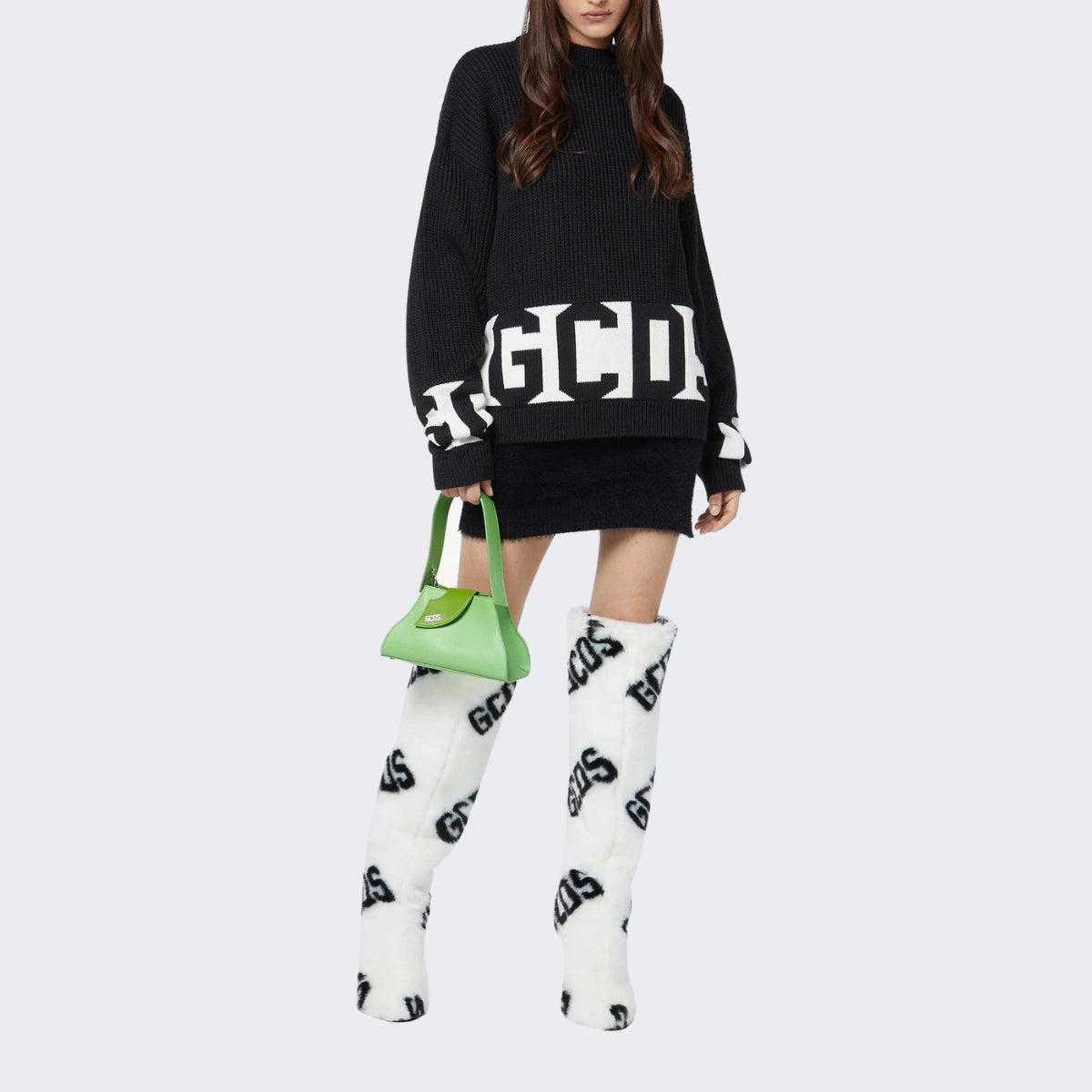 Gcds Maglieria CC94M380056 - SanShopLuxury - 2022, Abbigliamento, Autunno/Inverno, Carry Over, Gcds, Idoneo, L, M, Maglieria, Nero, New, Uomo, XL