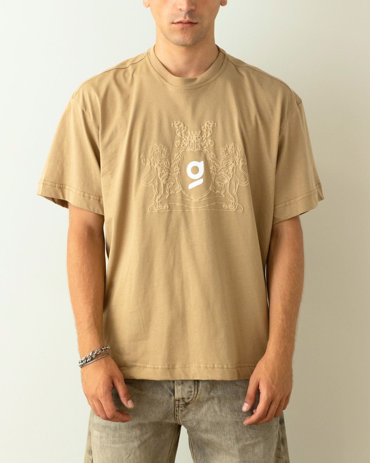 Gavensemble T-Shirt TEE110-BG - SanShopLuxury - 2024, Abbigliamento, Autunno/Inverno, Beige, Continuativo, FW24, Gavensemble, Idoneo, L, M, Outlet, Primavera/Estate, S, T-Shirt, Uomo, XL, XXL
