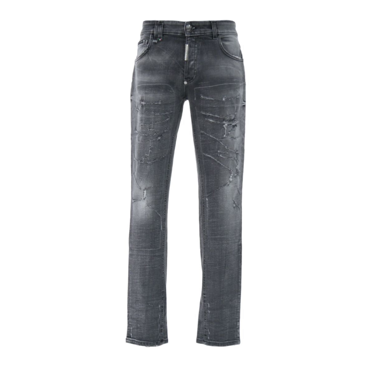 Philipp Plein Jeans MDT1065PDE001N - SanShopLuxury - -50%, 2018, 47, 48, 52, Abbigliamento, Autunno/Inverno, FW18, Jeans, Nero, Outlet, Philipp Plein, Uomo
