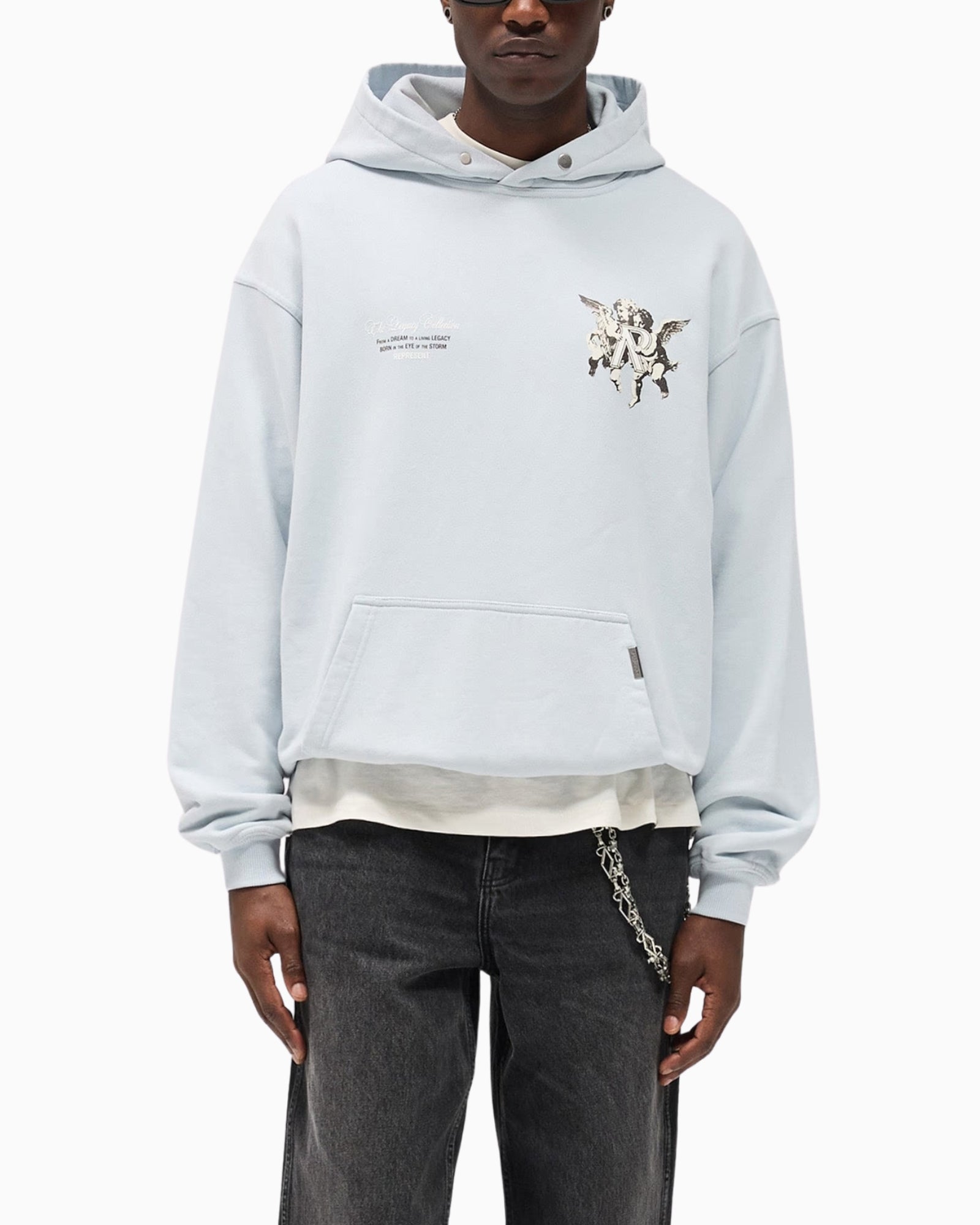 Represent Felpa MLM100370/08 - SanShopLuxury - 2025, Abbigliamento, Autunno/Inverno, Celeste, Felpa, FW25, Idoneo, L, M, New, Represent, S, Uomo, XL, XXL