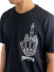 Philipp Plein T-Shirt CUTK0013/PJY002N02 - SanShopLuxury - -50%, 2020, Abbigliamento, Autunno/Inverno, FW20, M, Nero, Outlet, Philipp Plein, S, T-Shirt, Uomo, XL, XXL
