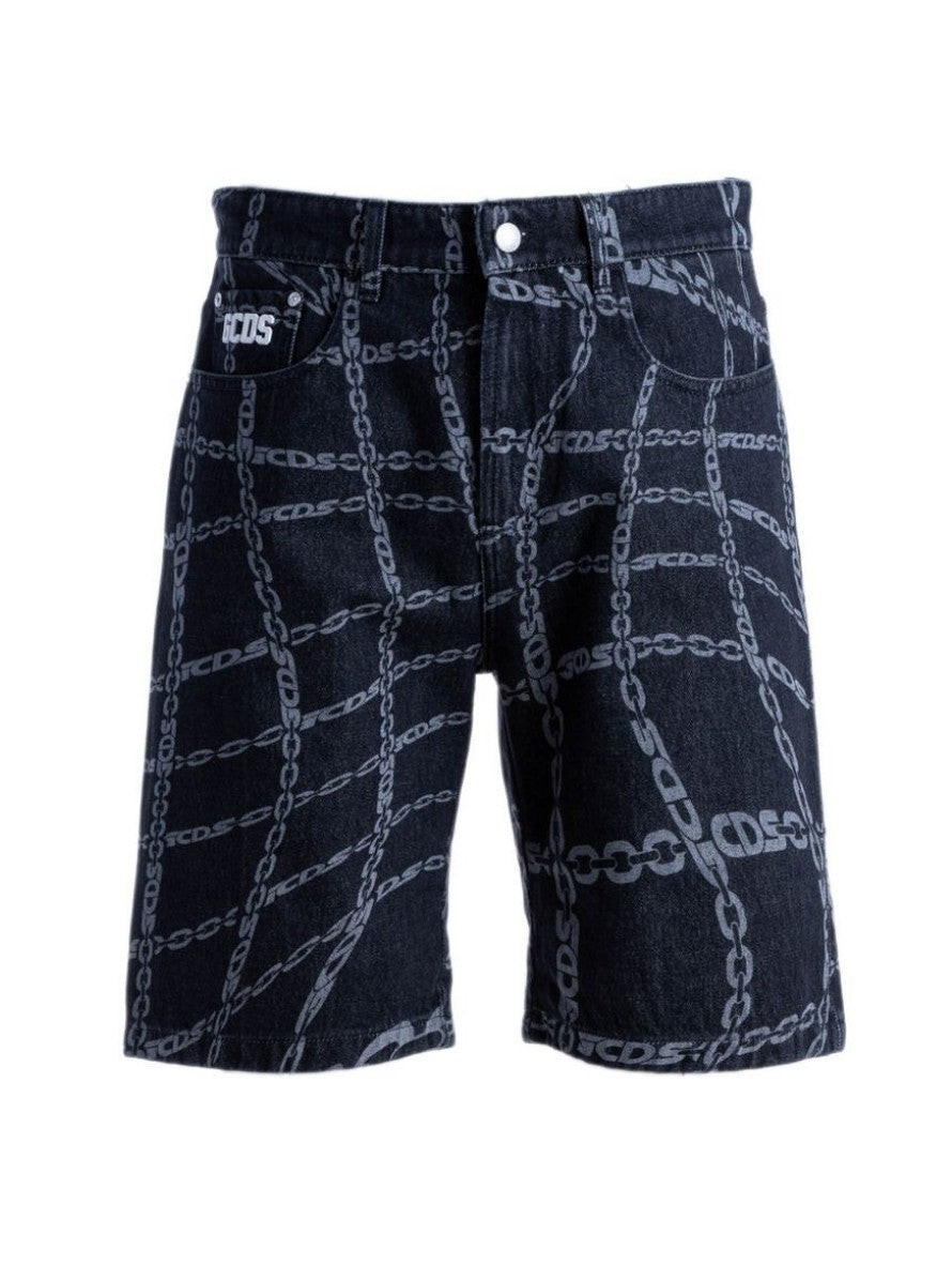 Gcds Short SS22M360203 - SanShopLuxury - 2022, 44, 46, 48, 50, Abbigliamento, Blu, Gcds, Nero, Outlet, Primavera/Estate, Short, SS22, Uomo