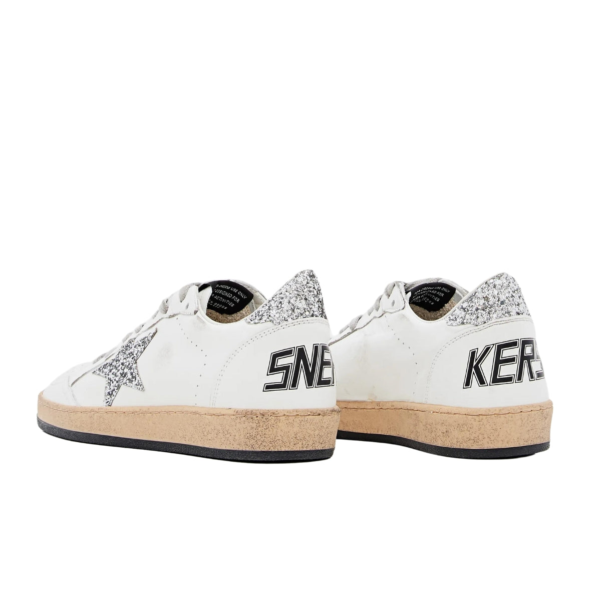 Golden Goose Sneakers GWF00117/F00377311325 - SanShopLuxury - 38, 40, Autunno/Inverno, Bianco, Bianco-Argento, Calzature, Carry Over, Continuativo, Donna, Golden Goose, New, Primavera/Estate, Sneakers, Stellato, Ultimo