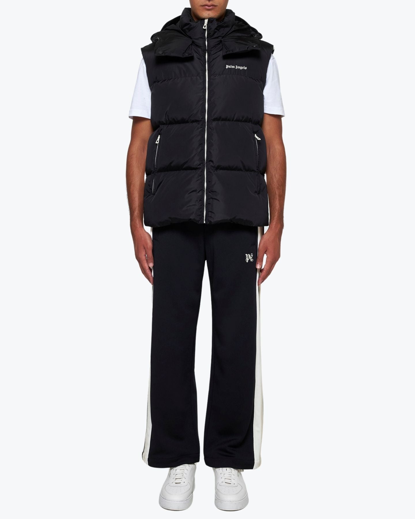 Palm Angels Giubbino PMED029C99FAB0011003 - SanShopLuxury - Abbigliamento, Autunno/Inverno, Carry Over, Giubbino, Idoneo, M, Nero, Palm Angels, S, Uomo, XL