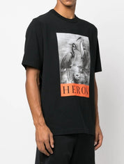 Heron Preston T-Shirt HMAA032C99JER003 - SanShopLuxury - Abbigliamento, Arancione, Autunno/Inverno, Carry Over, Continuativo, Heron Preston, Idoneo, L, M, Nero, New, Primavera/Estate, S, T-Shirt, Uomo, XL