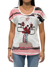 Liu-Jo T-Shirt P66168J5233/Y9670 - SanShopLuxury - -70%, 2017, Abbigliamento, Donna, Liu-Jo, Outlet, Primavera/Estate, Rosa, S, SS17, T-Shirt, Ultimo