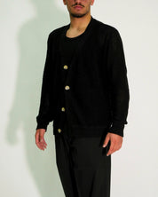 Gavensemble Maglieria JACK1000-N - SanShopLuxury - 2024, Abbigliamento, Cardigan, Gavensemble, Idoneo, M, Maglieria, Nero, Outlet, Primavera/Estate, S, SS24, Uomo