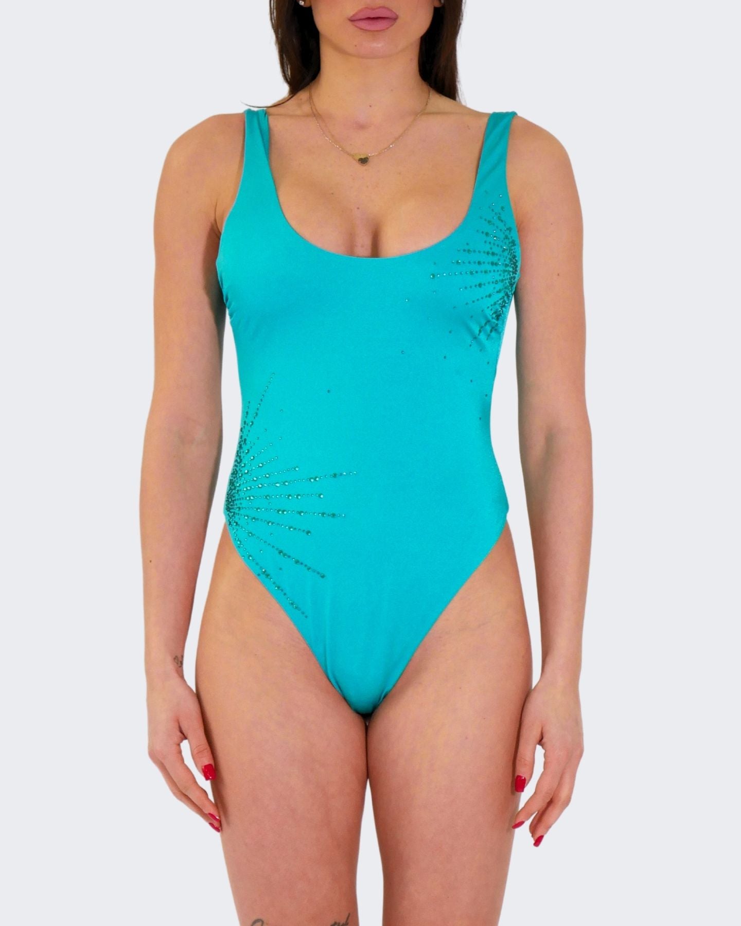 Fabrizia Costume LS02 0901 - SanShopLuxury - 2024, Abbigliamento, Beachwear, Blu, Costume, Donna, Fabrizia, Idoneo, Intero, L, M, Outlet, Petrolio, Primavera/Estate, S, SS24