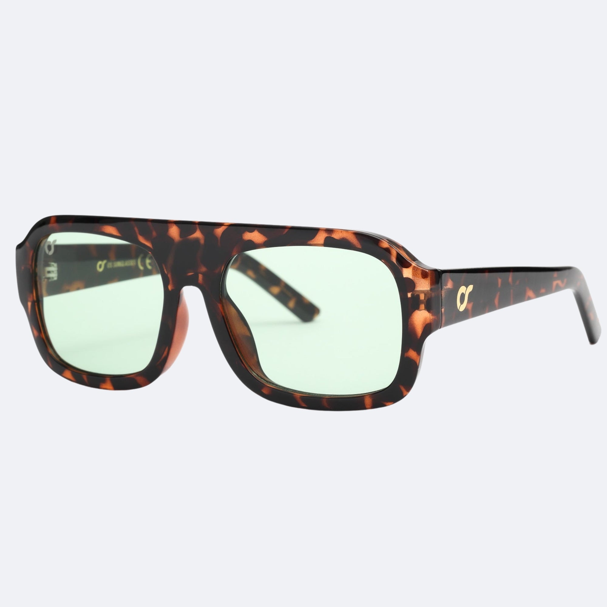 Sunglasses Occhiali ROMA-C06-TARTARUGATO VERDE