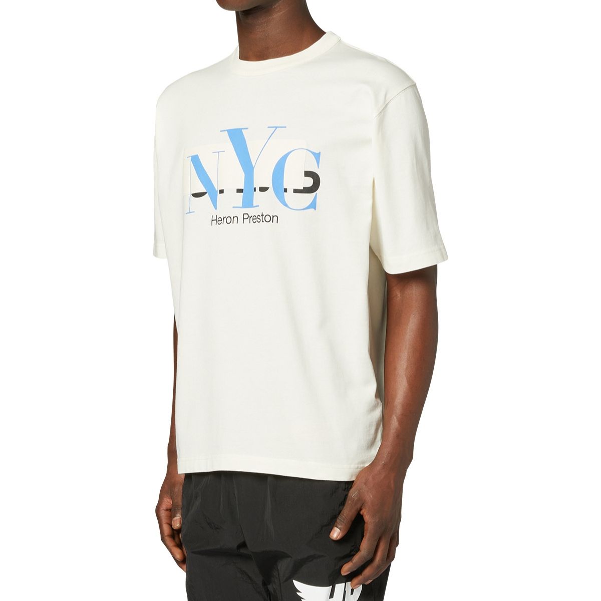 Heron Preston T-Shirt HMAA032F23JER006 - SanShopLuxury - 2023, Abbigliamento, Autunno/Inverno, Avorio, FW23, Heron Preston, L, M, Outlet, S, T-Shirt, Uomo, XL