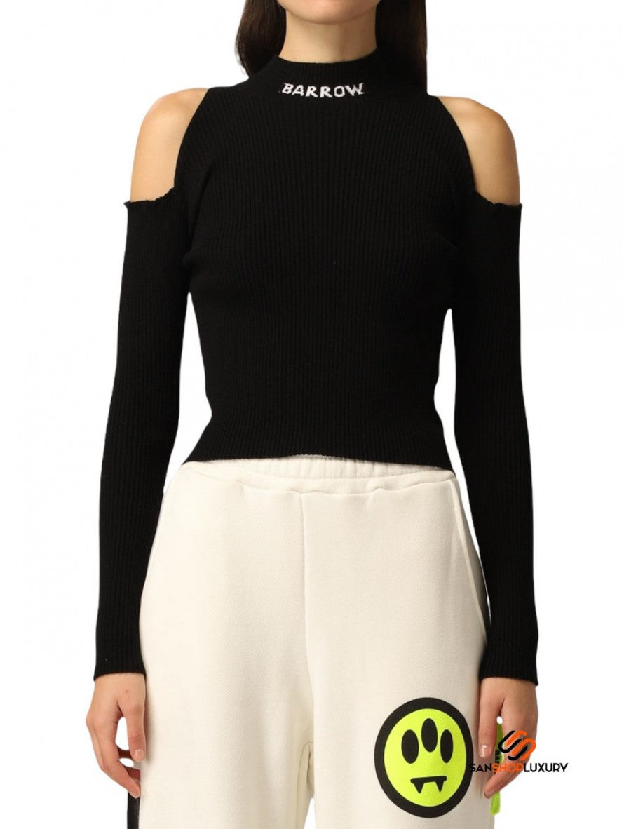 Barrow Maglieria 030058 - SanShopLuxury - -50%, 2021, Abbigliamento, Autunno/Inverno, Barrow, Donna, FW21, Giallo, L, M, Maglieria, Nero, Outlet, S