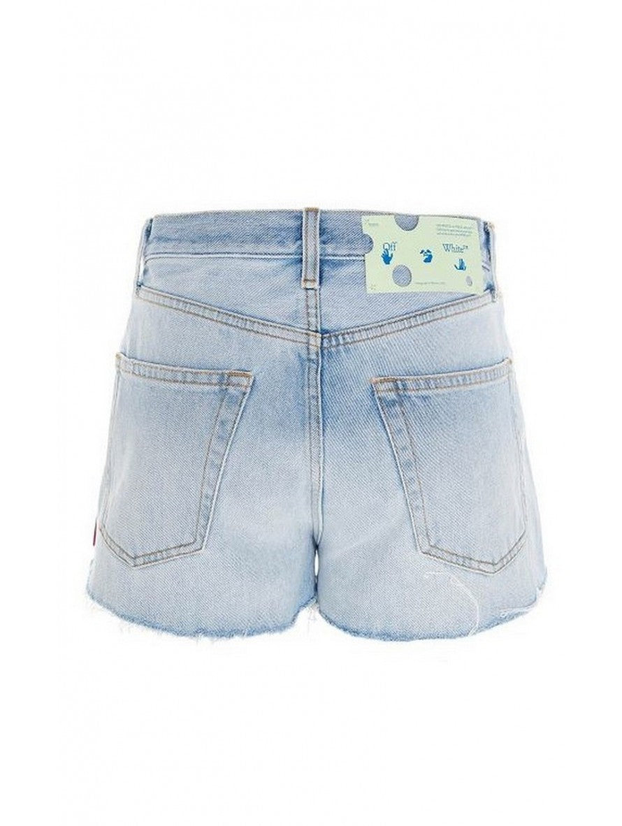 Off-White Short OWYC002R21DEN0014000 - SanShopLuxury - -50%, 2021, 41, 42, 43, Abbigliamento, Blu, Donna, Off-White, Outlet, Primavera/Estate, Short, SS21