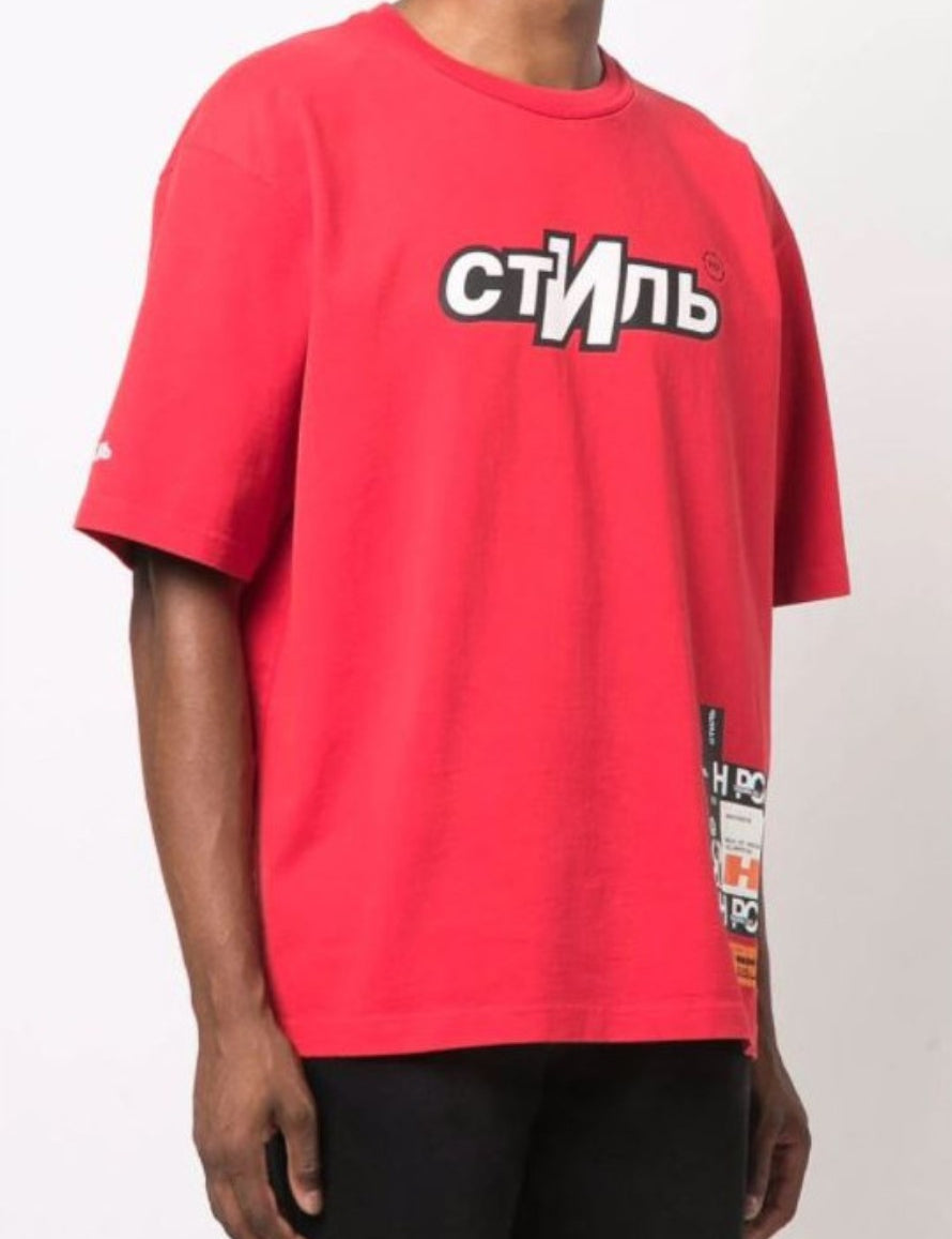 Inverno, FW21, Heron Preston, L, Outlet, Rosso, S, T-Shirt, Uomo, XL