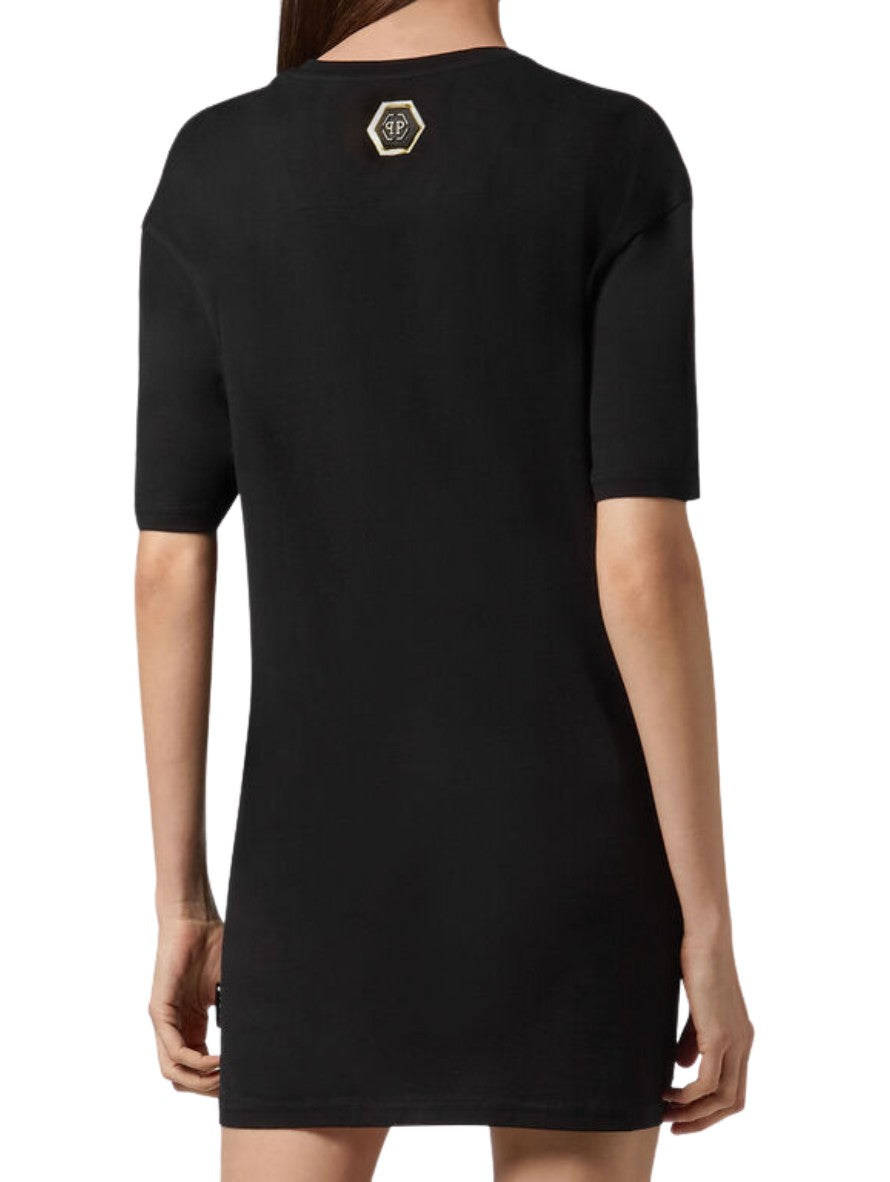 Philipp Plein T-Shirt CMTK4687/PJY002N0216 - SanShopLuxury - -50%, 2020, Abbigliamento, Autunno/Inverno, FW20, L, Nero, Outlet, Philipp Plein, T-Shirt, Uomo, XL