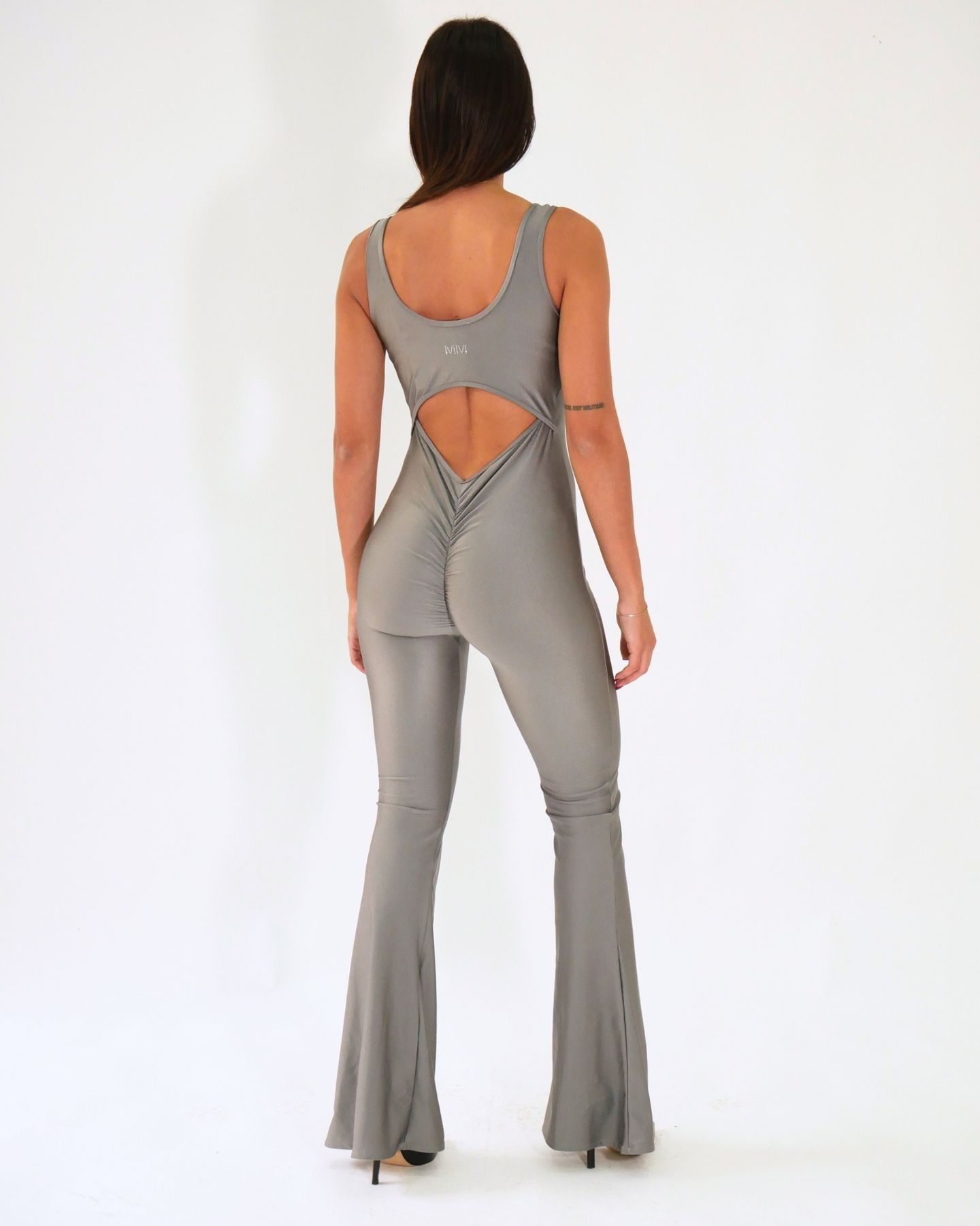 District Margherita Mazzei Tuta Intera AW77 0403 - SanShopLuxury - 2024, A Zampa, Abbigliamento, Autunno/Inverno, District Margherita Mazzei, Donna, FW24, Grigio, Idoneo, L, M, Outlet, S, Tuta Intera, XL, XS