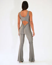 District Margherita Mazzei Tuta Intera AW77 0403 - SanShopLuxury - 2024, A Zampa, Abbigliamento, Autunno/Inverno, District Margherita Mazzei, Donna, FW24, Grigio, Idoneo, L, M, Outlet, S, Tuta Intera, XL, XS