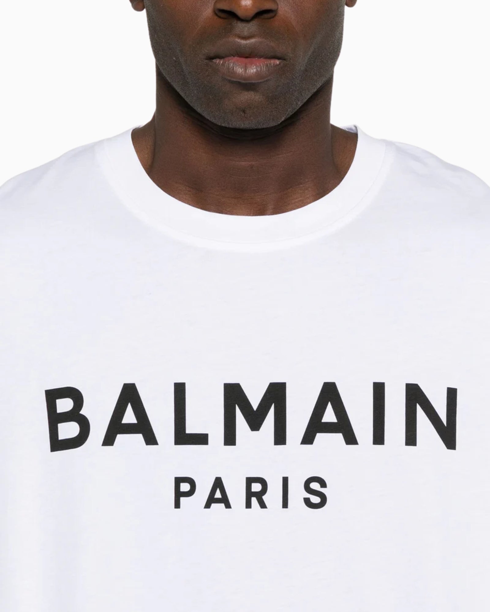 Balmain T-Shirt EH1EG010BB73 GAB - SanShopLuxury - 2025, Abbigliamento, Balmain, Bianco, Idoneo, L, M, New, Primavera/Estate, S, SS25, T-Shirt, Uomo, XL, XXL