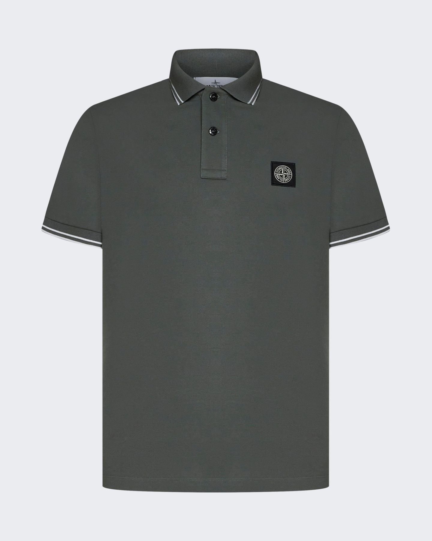 Estate, S, SS24, Stellato, Stone Island, T-Shirt Polo, Uomo, Verde, Verde Stone, XXL