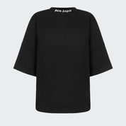 T-Shirt Palm Angels PWAA023C99JER001 - SanShopLuxury - Abbigliamento, Autunno/Inverno, Bianco, Carry Over, Continuativo, Donna, M, Nero, New, Palm Angels, Primavera/Estate, Rosa, S, Stellato, T-Shirt, XS