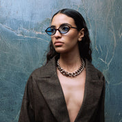 Sunglasses Occhiali TOKYO-C02-MOCHA BLU