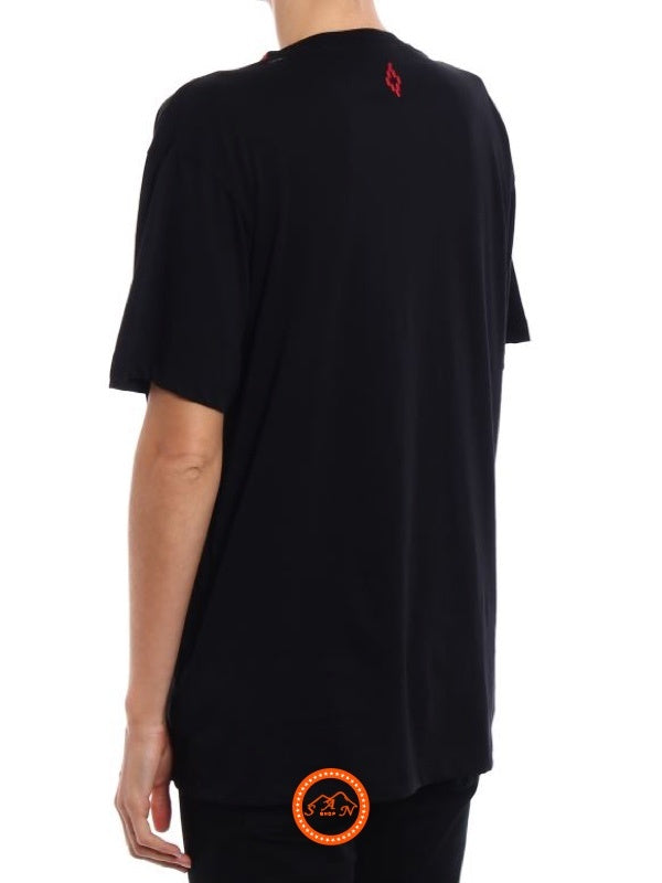 Marcelo Burlon T-Shirt CWAA016F1704726 21020 - SanShopLuxury - -70%, 2017, Abbigliamento, Autunno/Inverno, Donna, FW17, Marcelo Burlon, Nero, Outlet, T-Shirt, Ultimo, XXS
