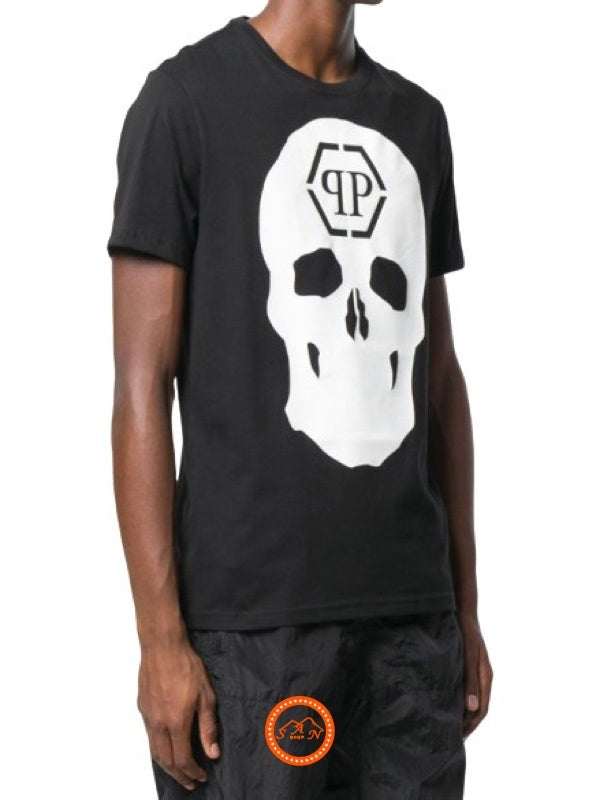 Philipp Plein T-Shirt MTK2665PJY002N - SanShopLuxury - -50%, 2018, Abbigliamento, Autunno/Inverno, FW18, Nero, Outlet, Philipp Plein, T-Shirt, Ultimo, Uomo, XXL