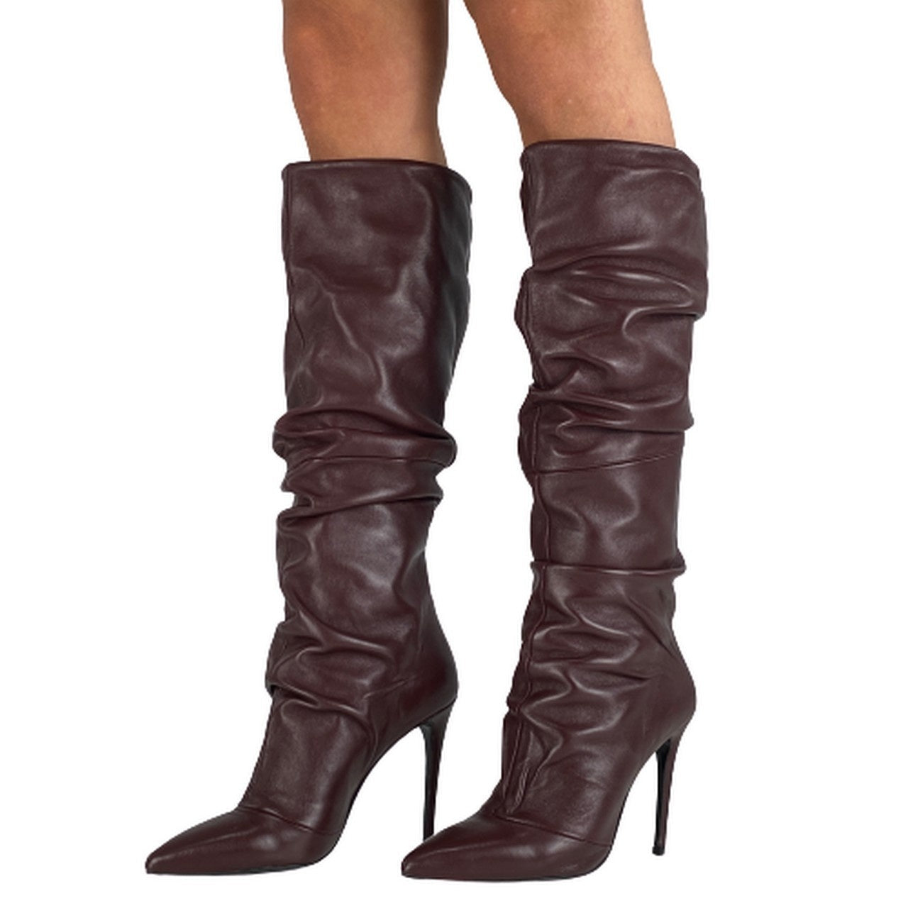 Wo Milano Stivali 700 T.100 - SanShopLuxury - -50%, 2019, 36, 37, 38, 40, Autunno/Inverno, Calzature, Donna, FW19, Nero, Outlet, Stivali, Viola, Viola scuro, Wo Milano