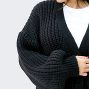 District Margherita Mazzei Maglieria TW06 - SanShopLuxury - 2023, 42, 44, Abbigliamento, Autunno/Inverno, Beige, Cardigan, District Margherita Mazzei, Donna, Fucsia, FW23, Lana, Maglieria, Nero, Outlet, Panna, Rosa