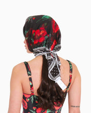 District Margherita Mazzei Foulard 5PS03-0050 - SanShopLuxury - 2025, Abbigliamento, Beachwear, District Margherita Mazzei, Donna, Foulard, Idoneo, Nero, New, Primavera/Estate, SS25, Ultimo, Unica