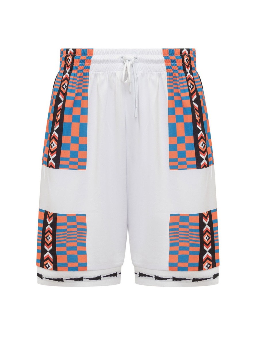 Marcelo Burlon Short CMVH004S23FAB001 - SanShopLuxury - 2023, Abbigliamento, L, M, Marcelo Burlon, Multicolore, Nero, Outlet, Primavera/Estate, Short, SS23, Uomo, XL