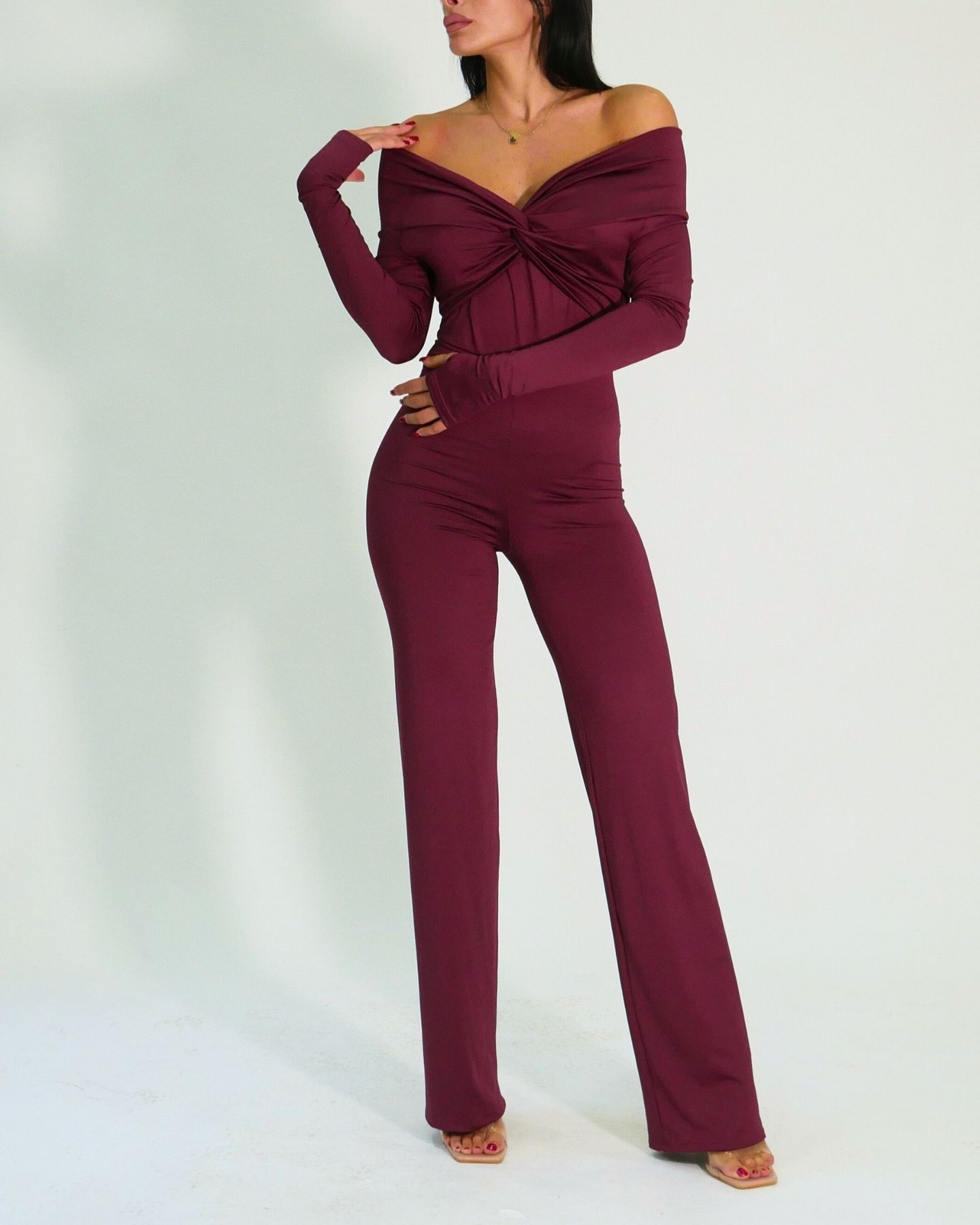 District Margherita Mazzei Tuta Intera ED88 0907 - SanShopLuxury - 2024, Abbigliamento, Autunno/Inverno, Bordeaux, District Margherita Mazzei, Donna, FW24, Idoneo, L, M, Outlet, Rosso, S, Tuta Intera, XL, XS