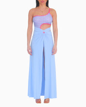 District Margherita Mazzei Copricostume 5BS66-0084 - SanShopLuxury - 2025, 40, 42, 44, 46, Abbigliamento, Beachwear, Blu, Celeste, Copricostume, District Margherita Mazzei, Donna, Gonna, Idoneo, New, Primavera/Estate, SS25