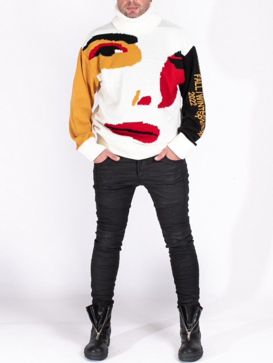 Donotconform Maglieria DN509-CAMP - SanShopLuxury - -50%, 2021, Abbigliamento, Autunno/Inverno, Donotconform, FW21, L, Maglieria, Multicolore, Outlet, Uomo, XL, XXL