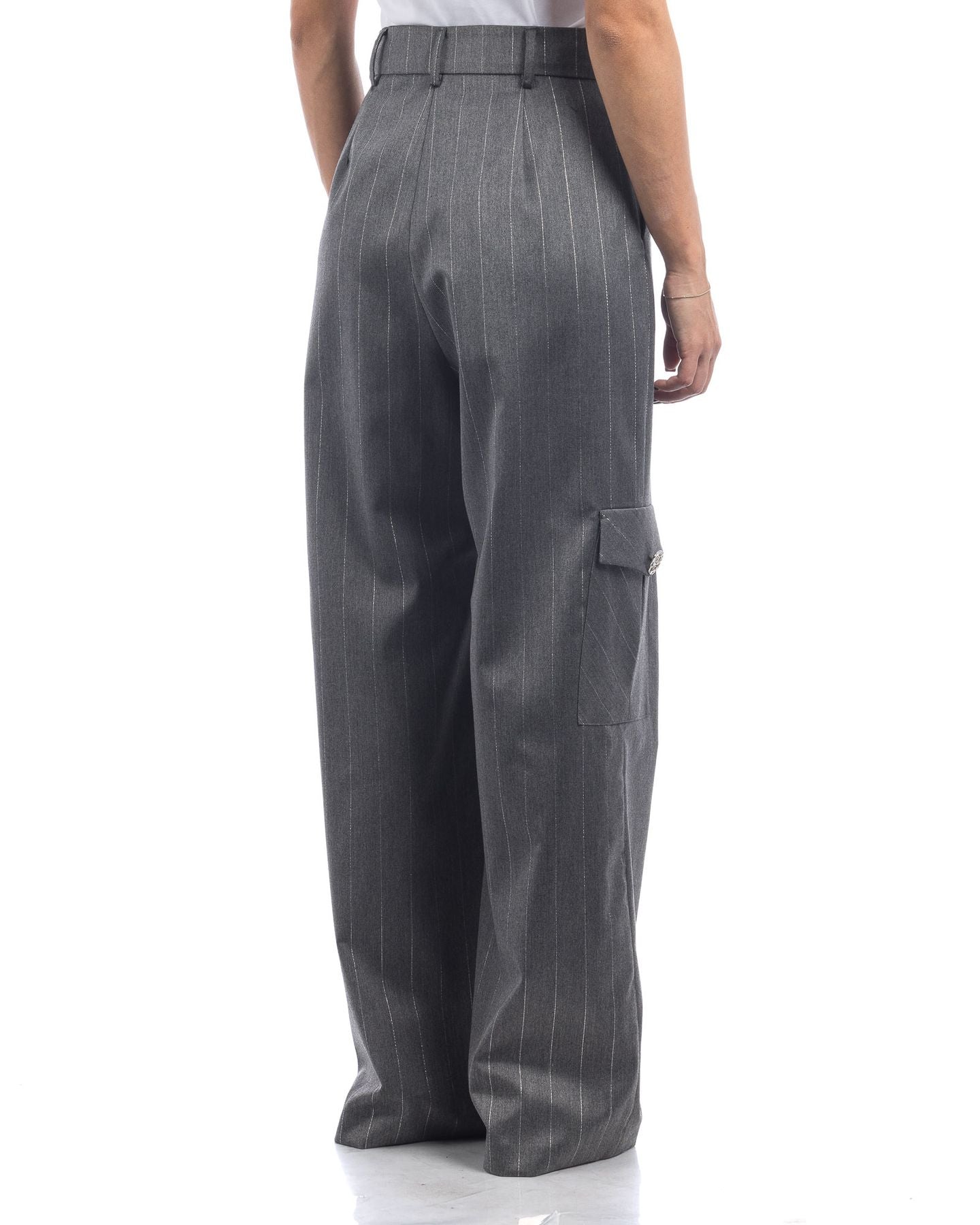 So Lavish Pantalone P4003 - SanShopLuxury - 2024, 40, 42, 44, Abbigliamento, Autunno/Inverno, Donna, FW24, Grigio, Idoneo, Outlet, Pantalone, So Lavish, Ultimo