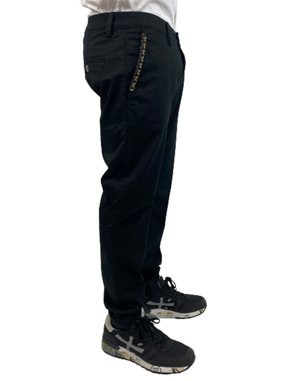 Takutea Pantalone RAKAU JABU.N - SanShopLuxury - -50%, 2018, 46, 47, Abbigliamento, Autunno/Inverno, FW18, Nero, Outlet, Pantalone, Takutea, Uomo