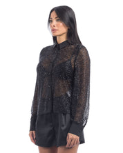 So Lavish Camicia C4017-N - SanShopLuxury - 2024, 40, 42, 44, Abbigliamento, Autunno/Inverno, Camicia, Continuativo, Donna, FW24, Idoneo, Nero, Outlet, Primavera/Estate, So Lavish