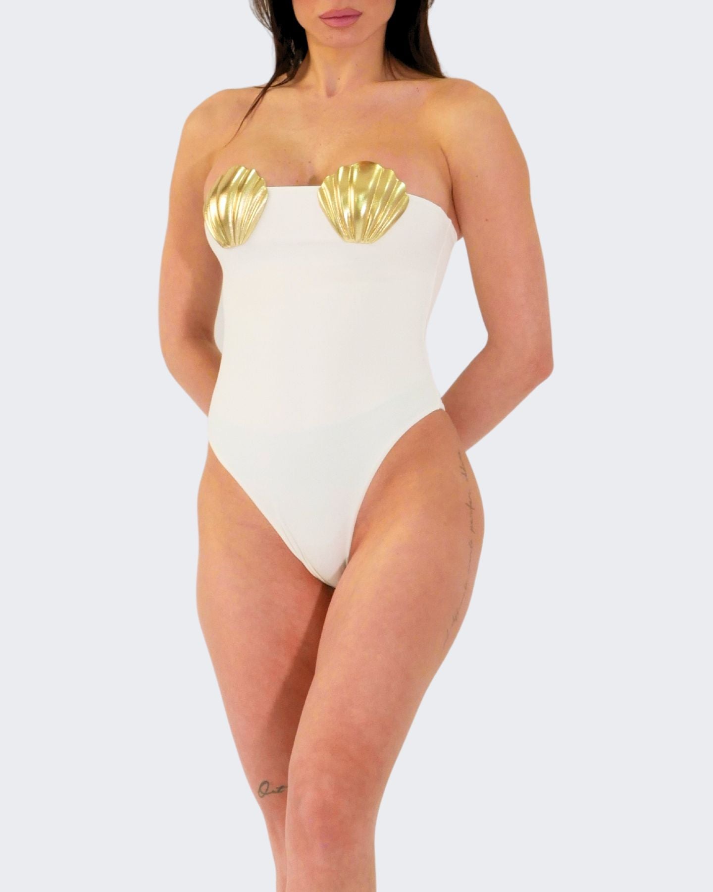 Dsquared2 Costume D6BK84920 - SanShopLuxury - 2024, 38, 40, 42, 44, 46, Abbigliamento, Avorio, Beachwear, Costume, Donna, Dsquared2, Idoneo, Intero, Nero, Outlet, Primavera/Estate, SS24