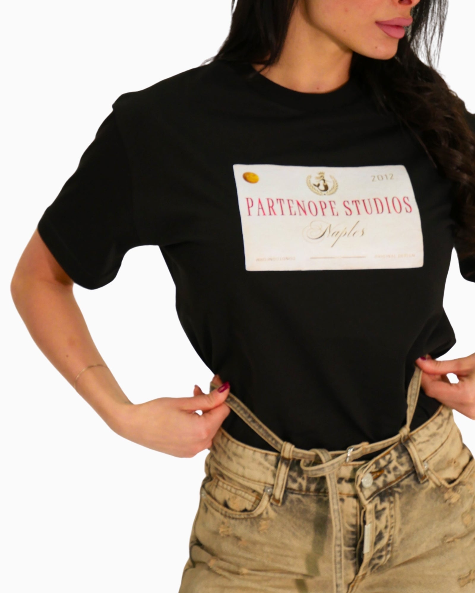 Donotconform T-Shirt W-TEE10-N - SanShopLuxury - 2025, Abbigliamento, Donna, Donotconform, Idoneo, L, M, Nero, New, Primavera/Estate, S, SS25, T-Shirt, XL, XS