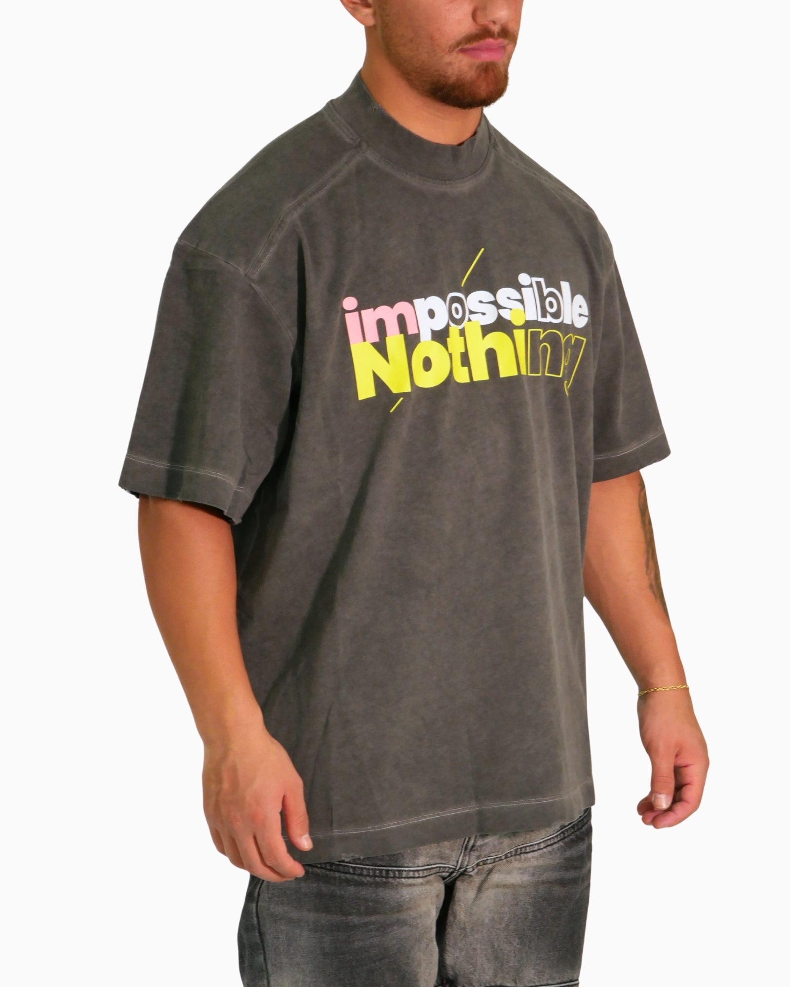 Donotconform T-Shirt TEE9050-GR - SanShopLuxury - 2025, Abbigliamento, Autunno/Inverno, Donotconform, FW25, Grigio, Idoneo, L, M, New, S, T-Shirt, Uomo, XL