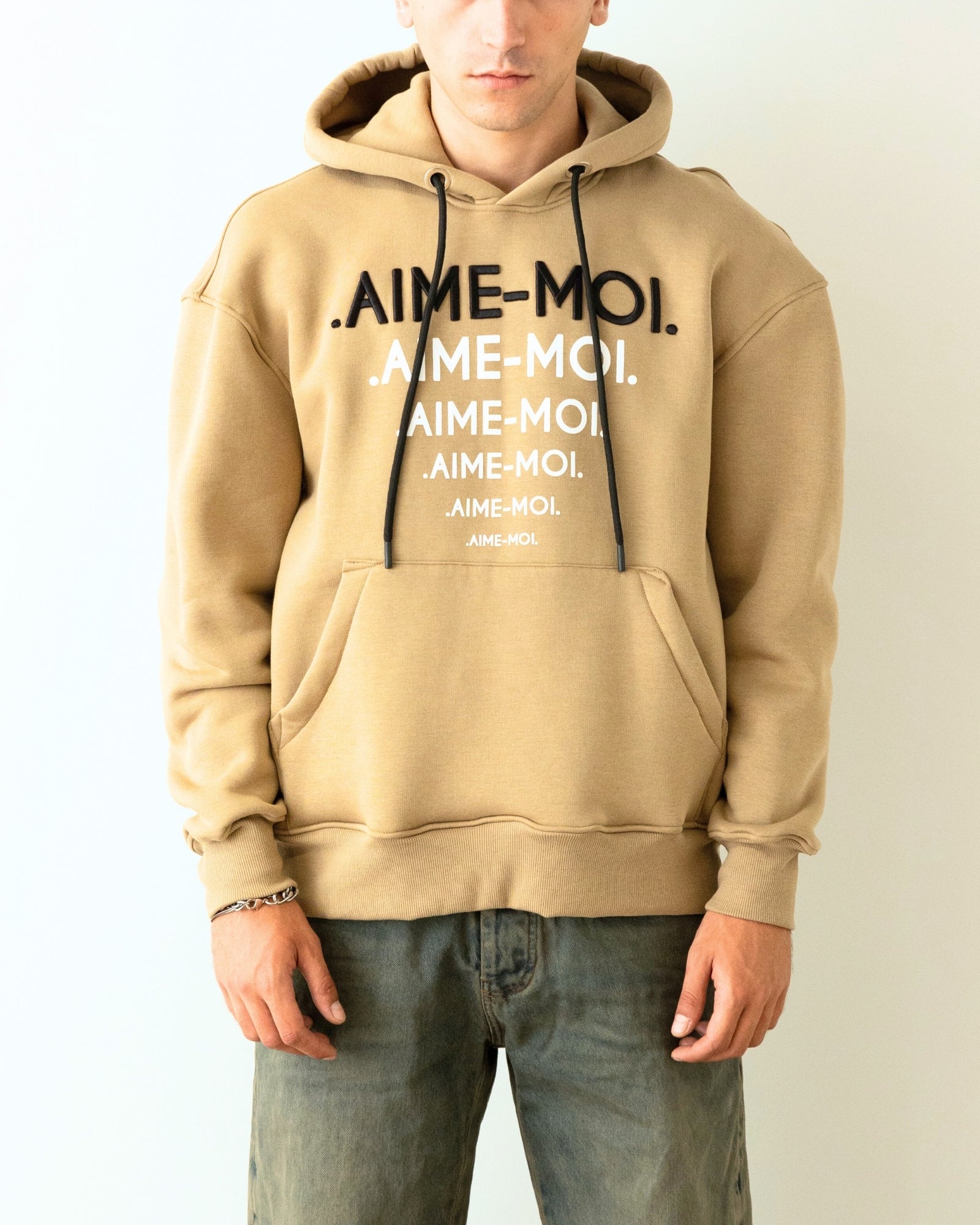 Inverno, Beige, Felpa, FW24, Gavensemble, Idoneo, L, M, Outlet, S, Uomo, XL, XXL