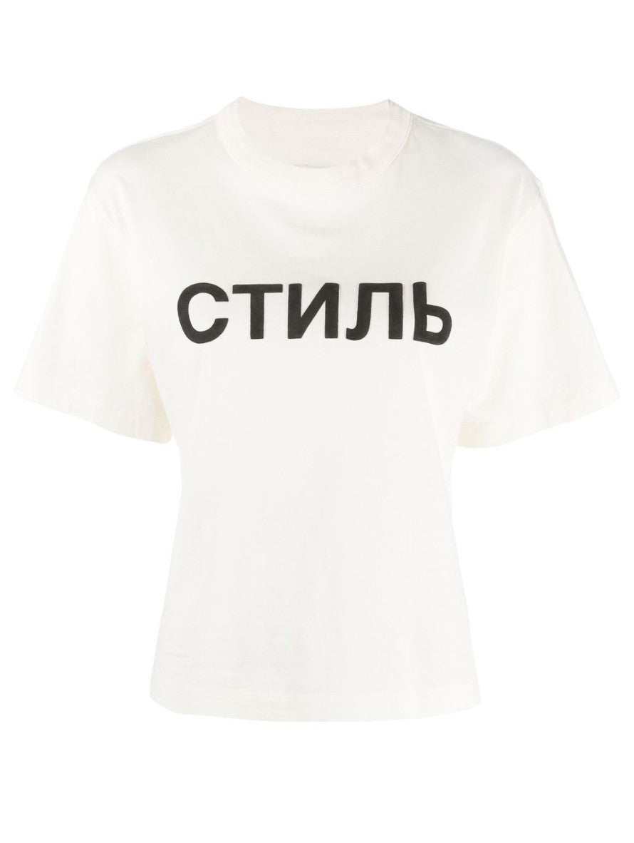 Heron Preston T-Shirt HWAA032C99JER002 - SanShopLuxury - 2022, Abbigliamento, Autunno/Inverno, Bianco, Donna, FW22, Heron Preston, M, Outlet, S, T-Shirt, XL